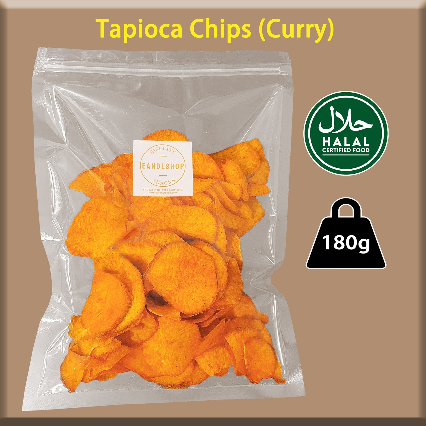 Tapioca Chip (Curry)