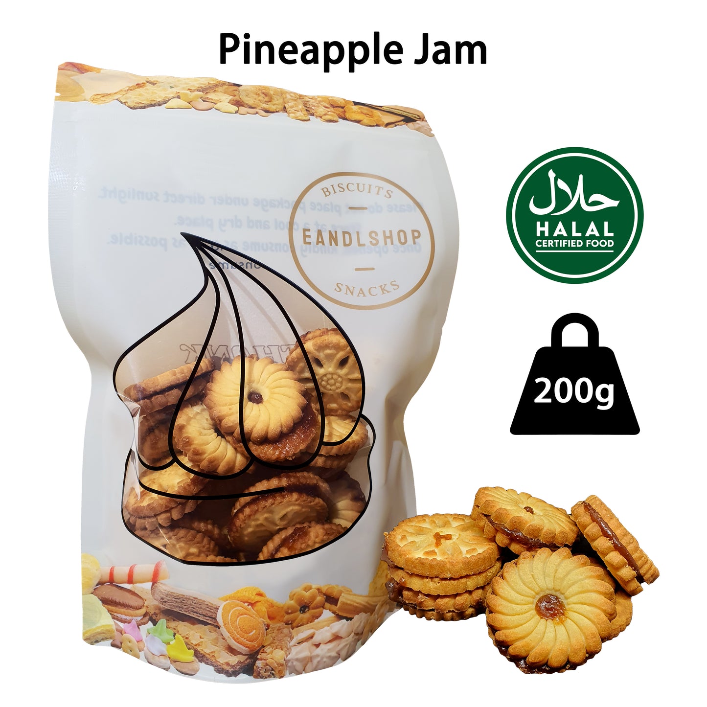 Pineapple Jam Biscuit