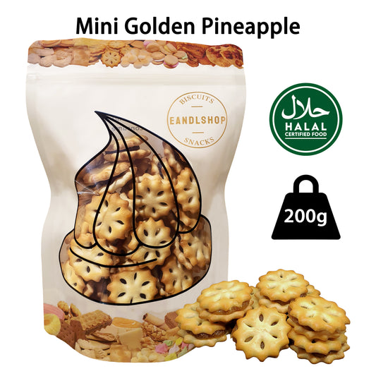 Mini Golden Pineapple Biscuits