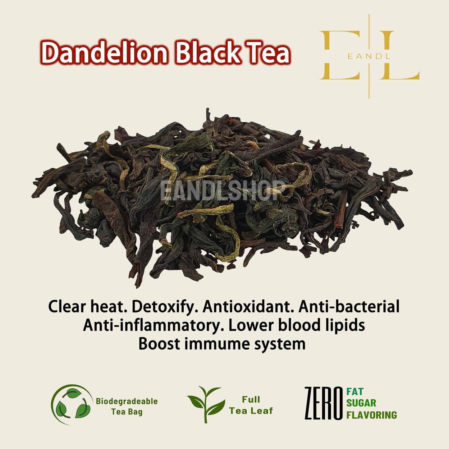 Dandelion Black Tea (Full Tea Leaf, Yunnan)