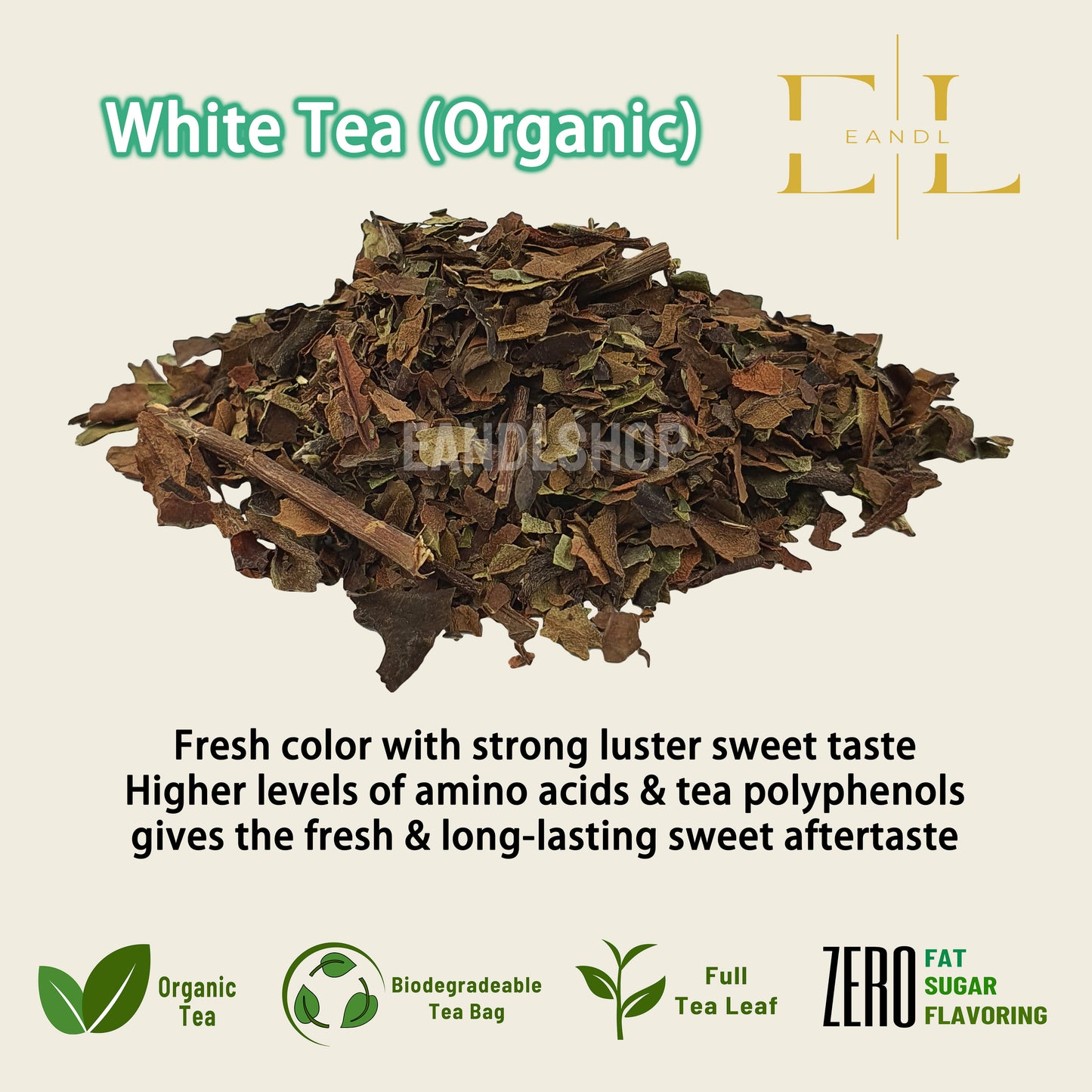 Lincang Alpine White Tea (Organic Full Tea Leaf - Yunnan)