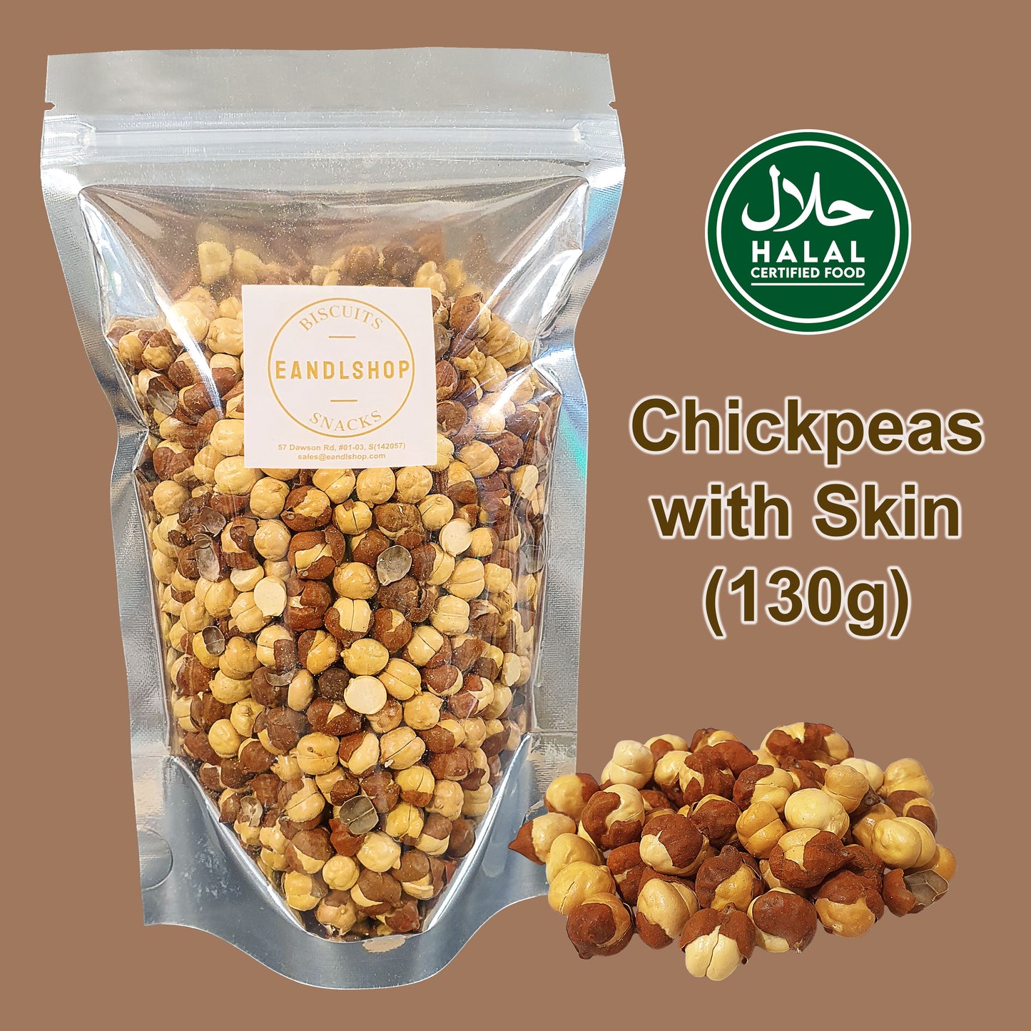 Kacang Puteh (Chickpeas With Skin)