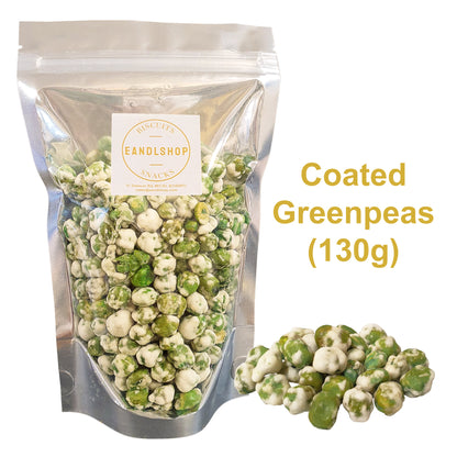 Coated Green Peas. Old-school biscuits, modern snacks (chips, crackers), cakes, gummies, plums, dried fruits, nuts, herbal tea – available at www.EANDLSHOP.com