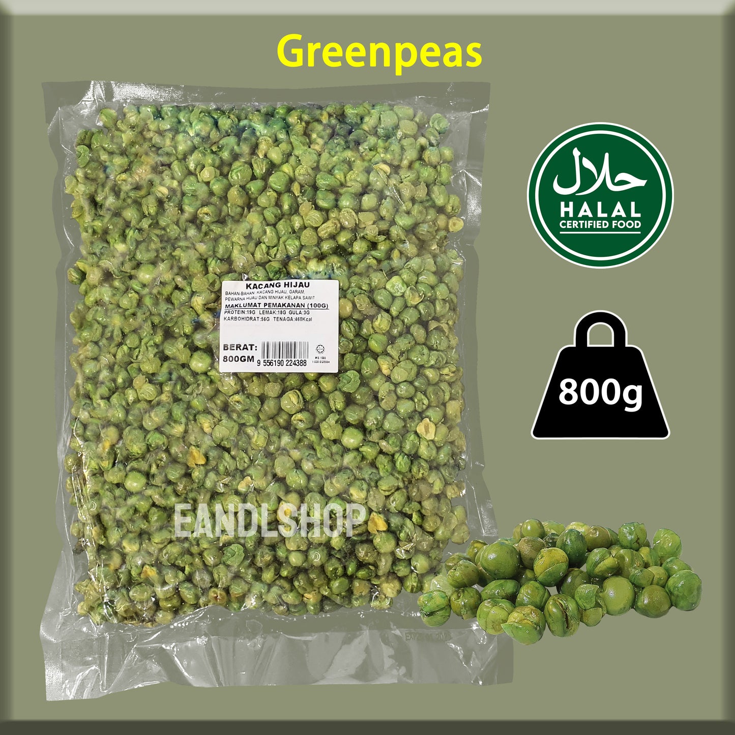 Kacang Puteh (Green Peas)