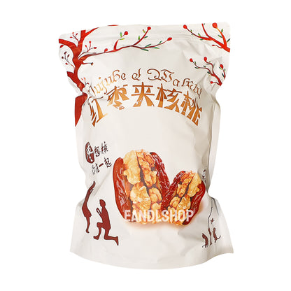 Red Dates with Walnut. Old-school biscuits, modern snacks (chips, crackers), cakes, gummies, plums, dried fruits, nuts, herbal tea – available at www.EANDLSHOP.com