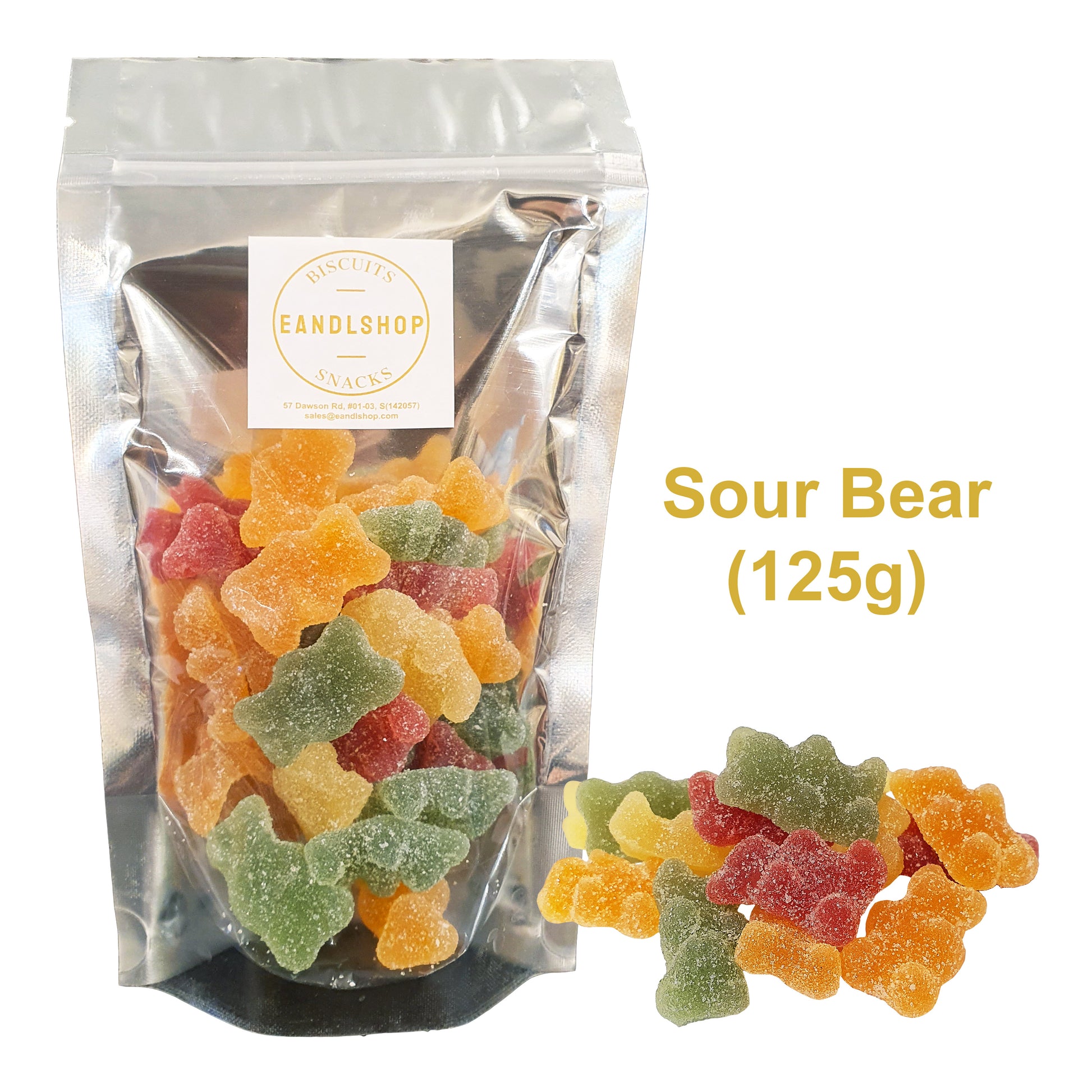 Bebeto sour bear. Old-school biscuits, modern snacks (chips, crackers), cakes, gummies, plums, dried fruits, nuts, herbal tea – available at www.EANDLSHOP.com