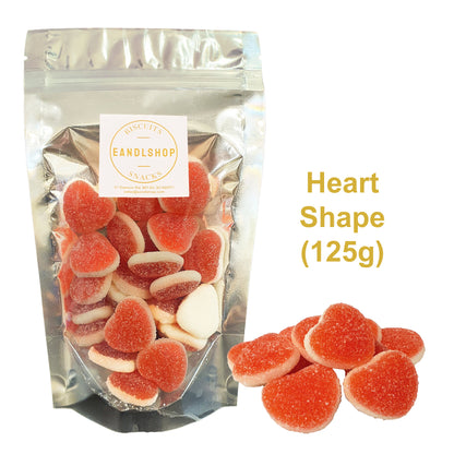 Heart Shape. Old-school biscuits, modern snacks (chips, crackers), cakes, gummies, plums, dried fruits, nuts, herbal tea – available at www.EANDLSHOP.com