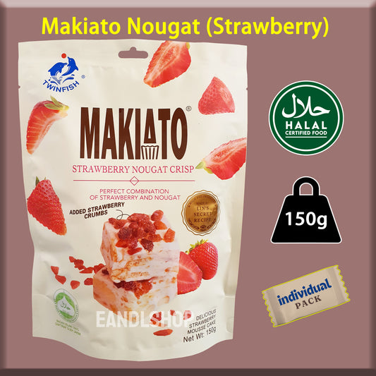 Makiato Nougat Crisp (Strawberry)