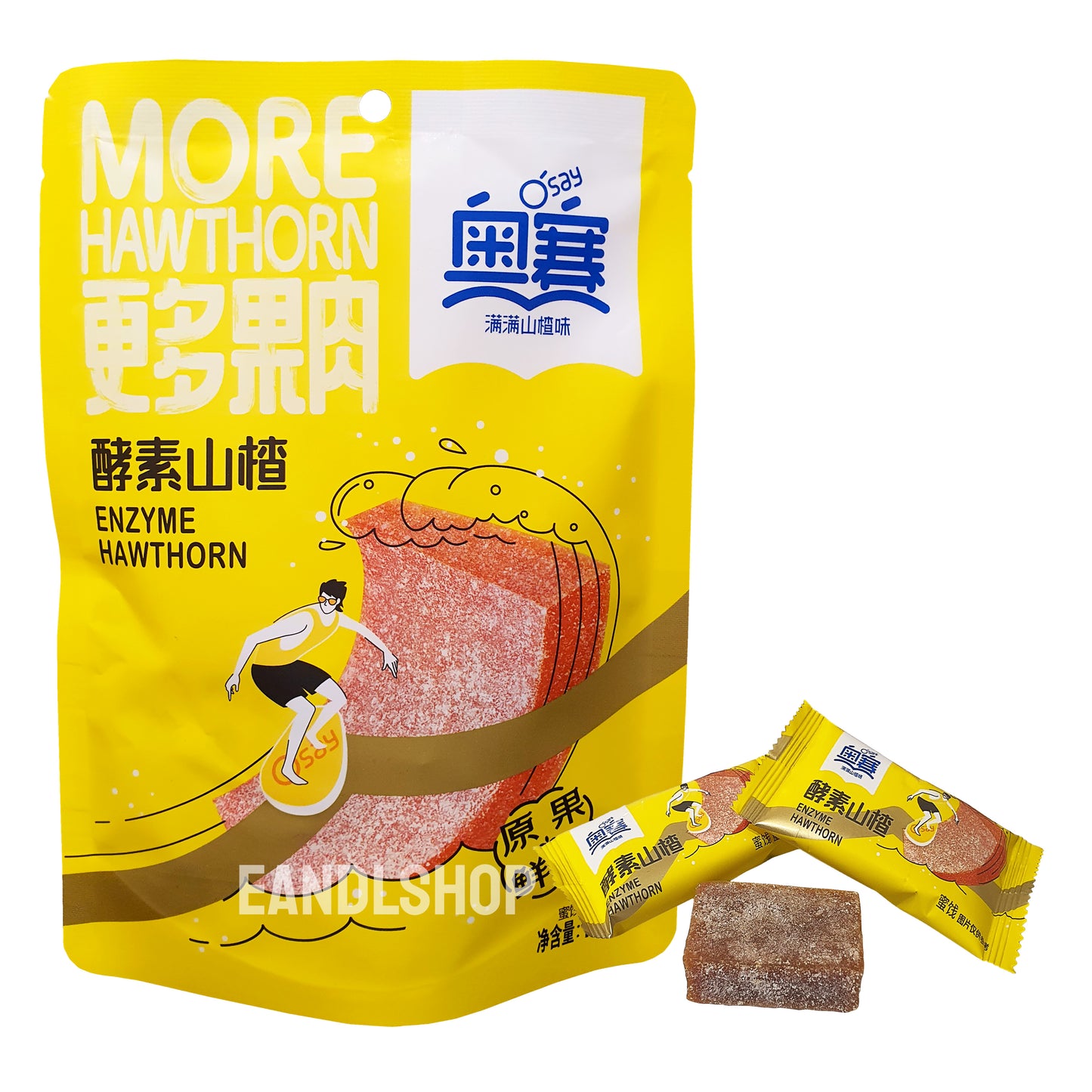 Enzyme Hawthorn. Old-school biscuits, modern snacks (chips, crackers), cakes, gummies, plums, dried fruits, nuts, herbal tea – available at www.EANDLSHOP.com
