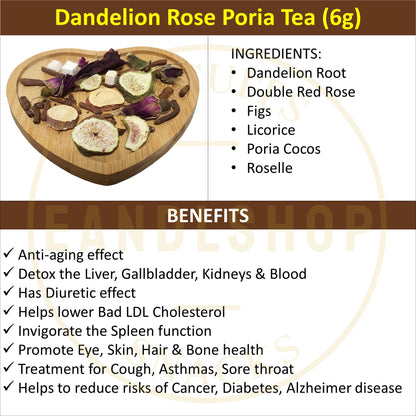 Flower Tea (Dandelion Rose Poria)