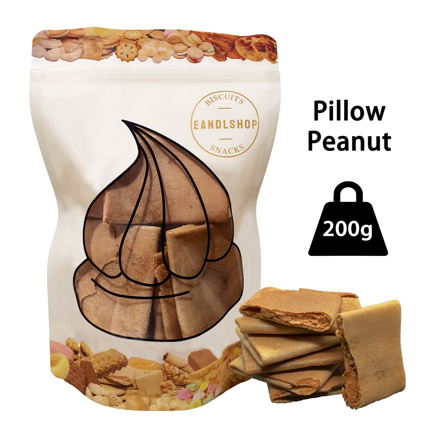 Pillow Wafer (Peanut)