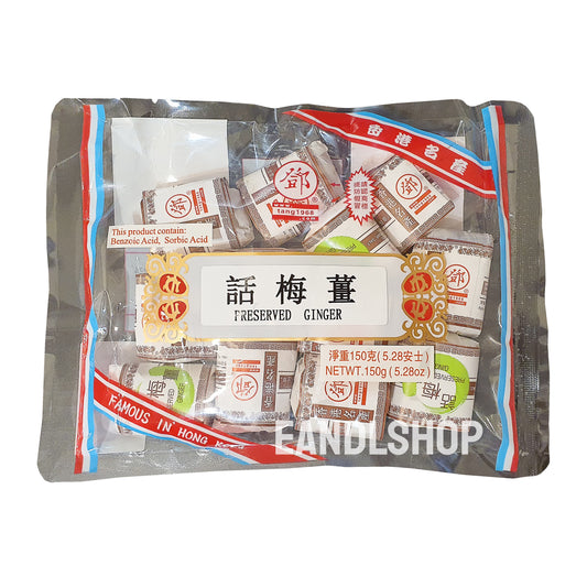 Preserved plum ginger. Old-school biscuits, modern snacks (chips, crackers), cakes, gummies, plums, dried fruits, nuts, herbal tea – available at www.EANDLSHOP.com